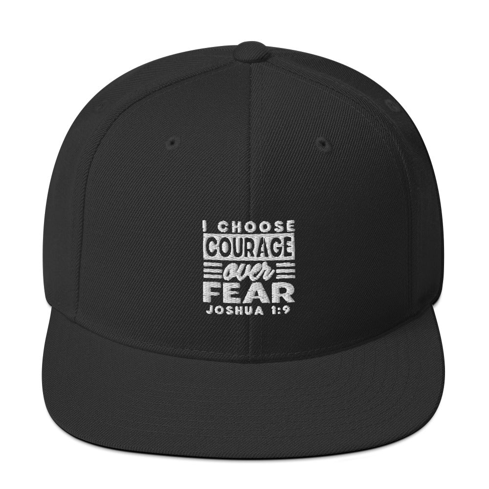 I Choose Courage Over Fear Hat Various Colors
