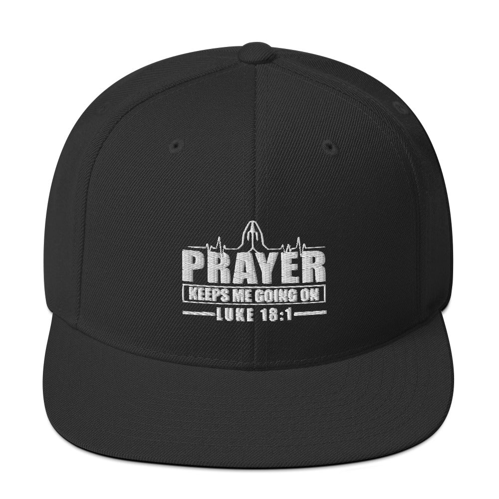 Prayer Keeps Me Going On Hat Various Colors