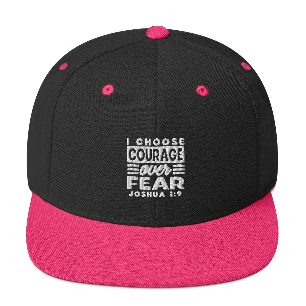 I Choose Courage Over Fear Hat Various Colors