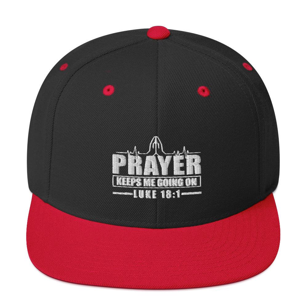 Prayer Keeps Me Going On Hat Various Colors