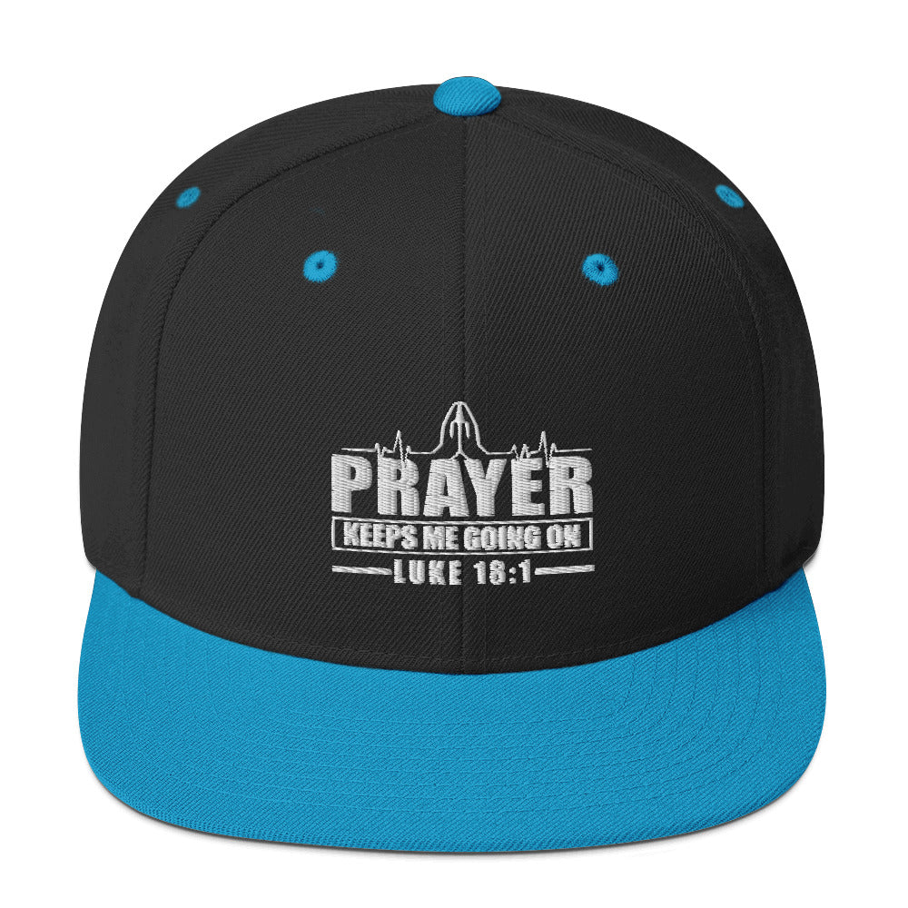 Prayer Keeps Me Going On Hat Various Colors