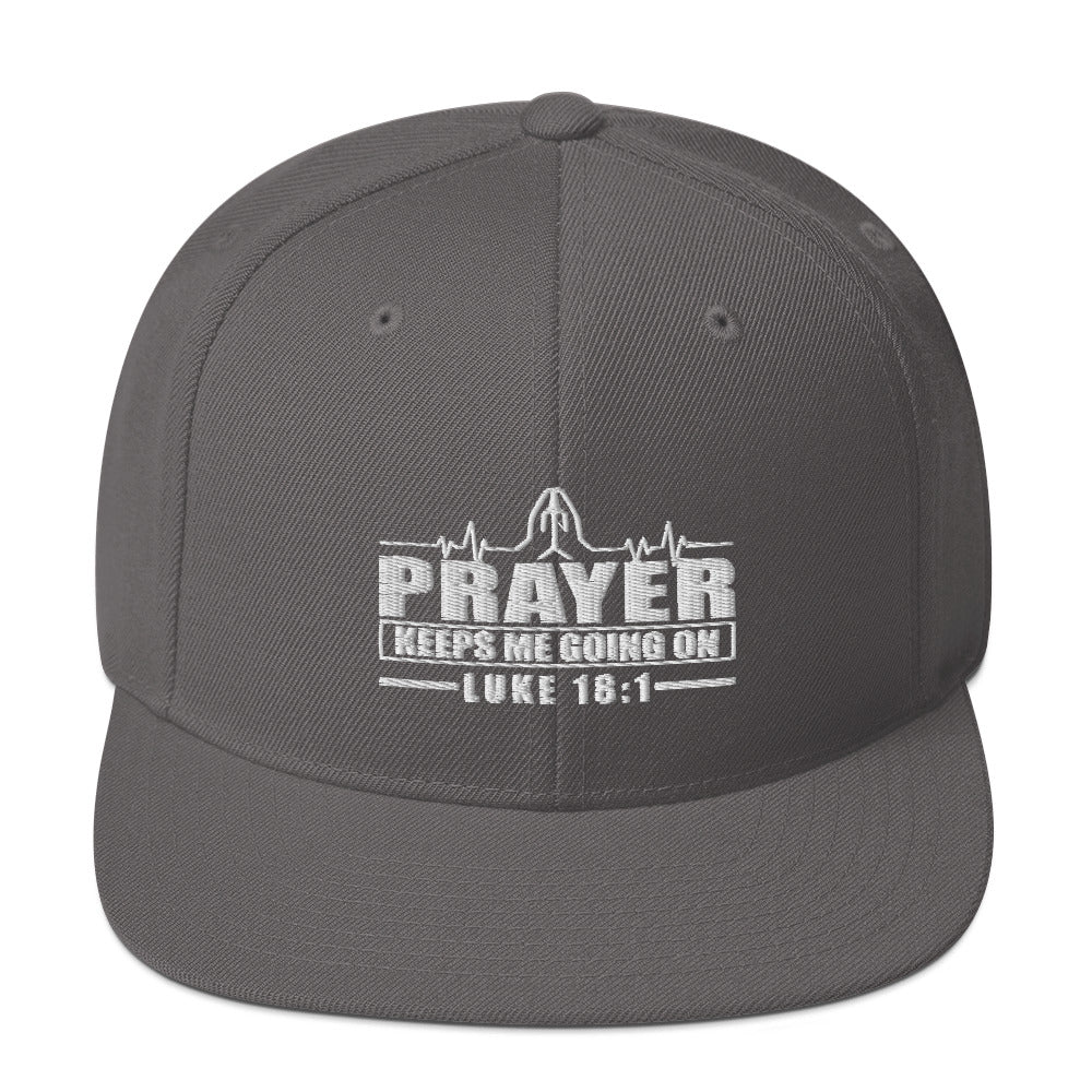 Prayer Keeps Me Going On Hat Various Colors