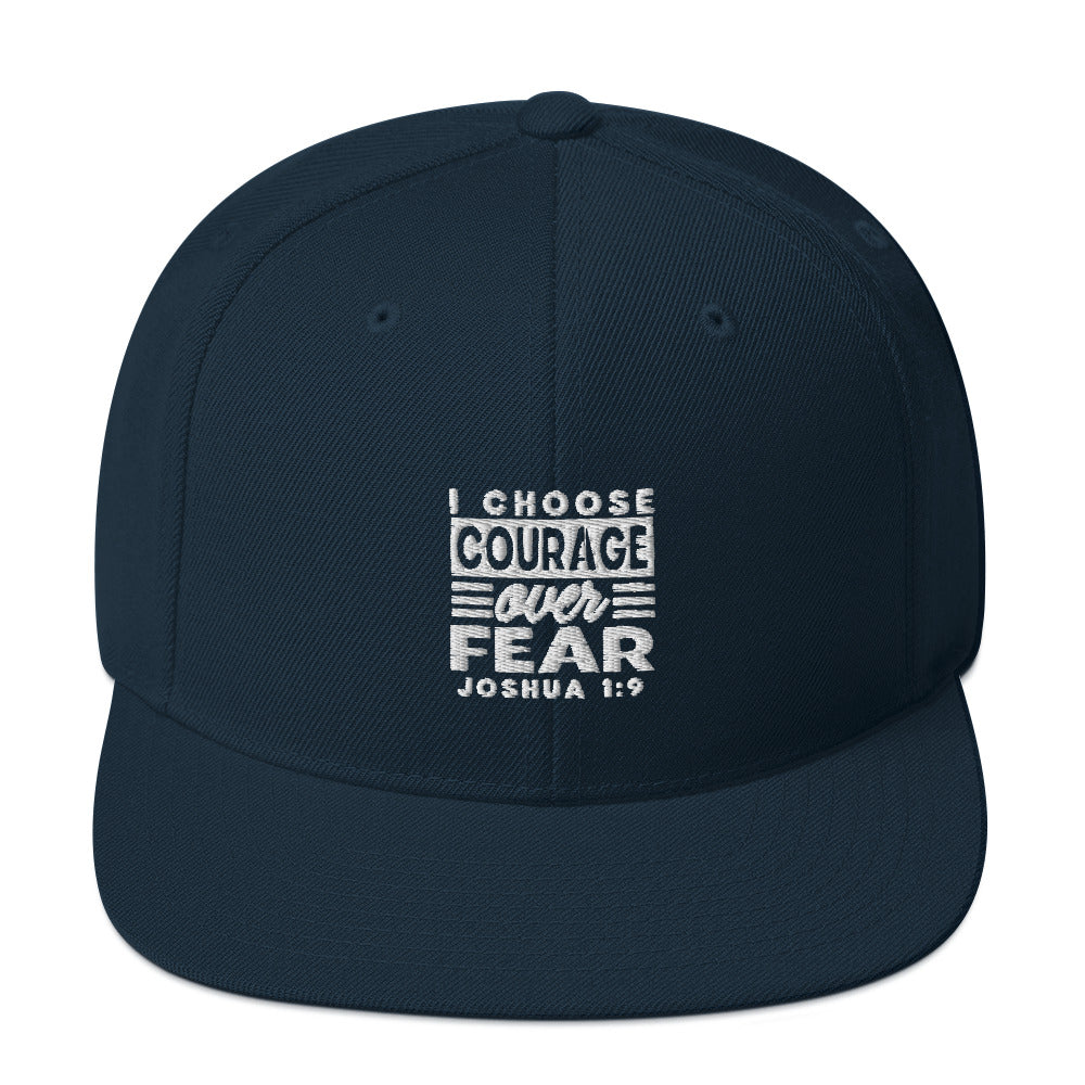 I Choose Courage Over Fear Hat Various Colors