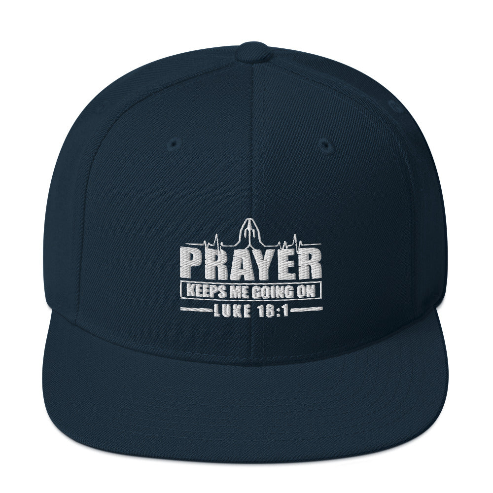 Prayer Keeps Me Going On Hat Various Colors