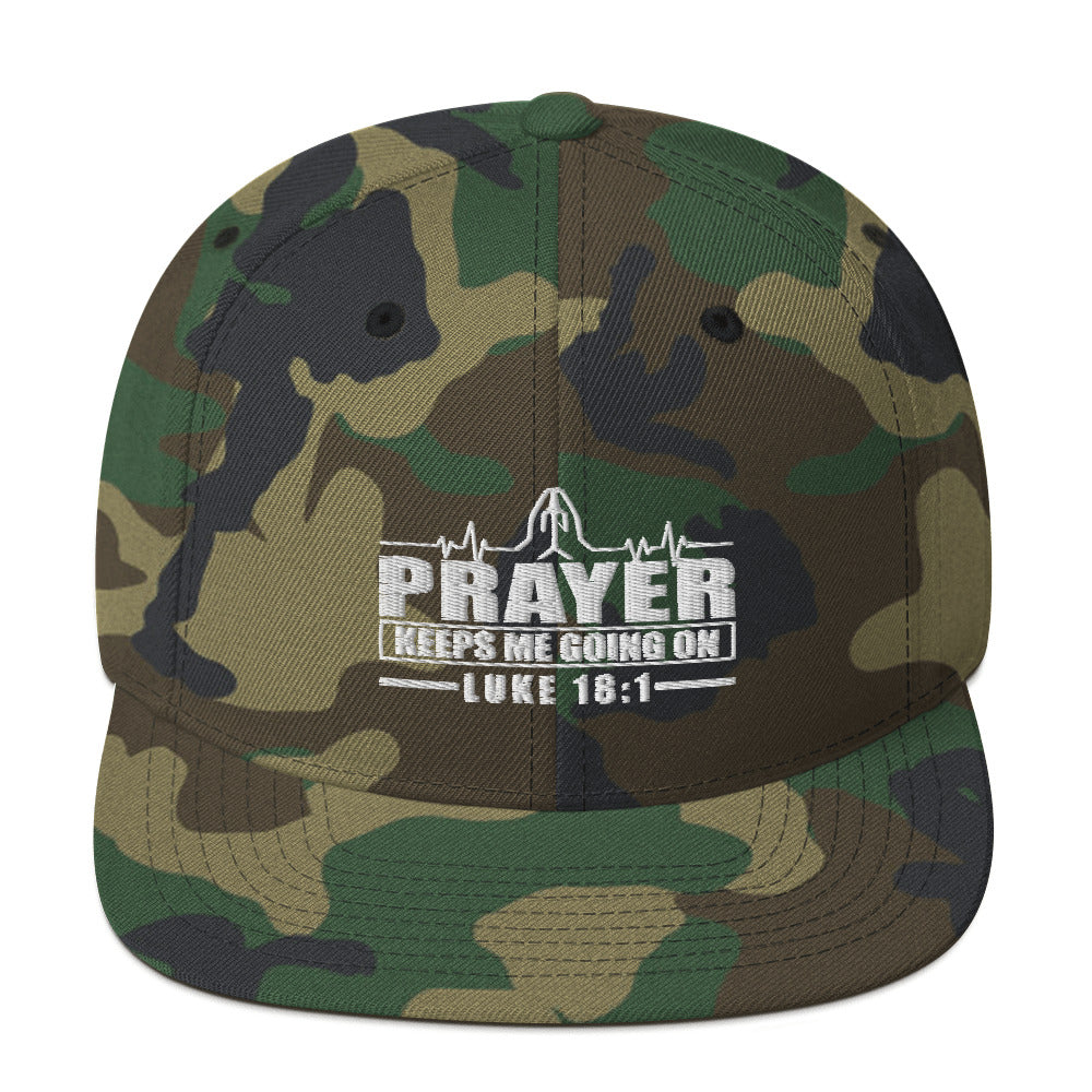 Prayer Keeps Me Going On Hat Various Colors