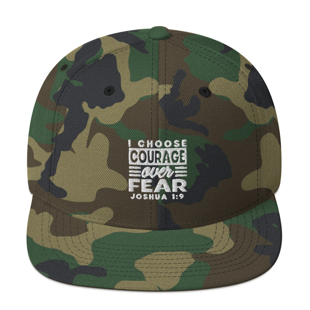 I Choose Courage Over Fear Hat Various Colors
