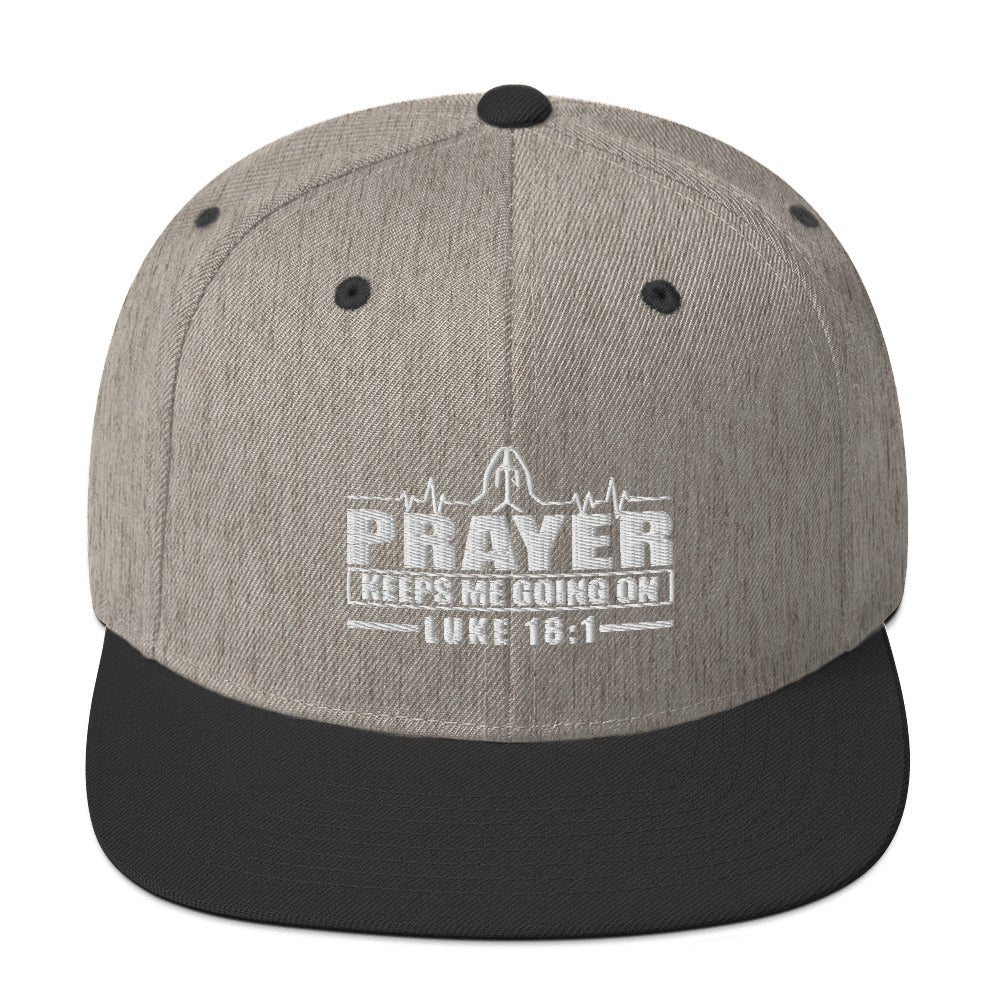 Prayer Keeps Me Going On Hat Various Colors