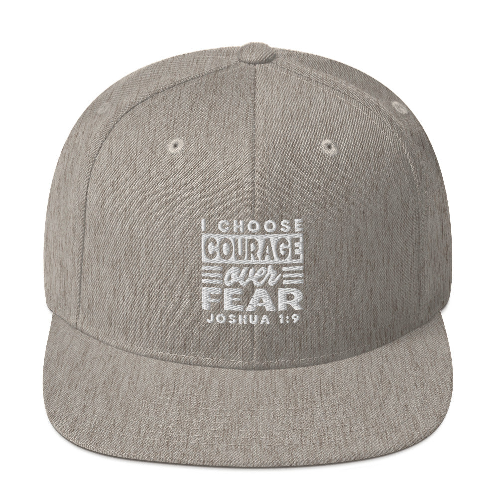I Choose Courage Over Fear Hat Various Colors