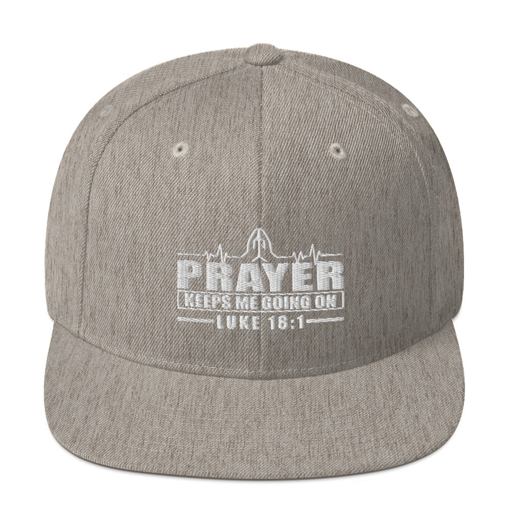 Prayer Keeps Me Going On Hat Various Colors