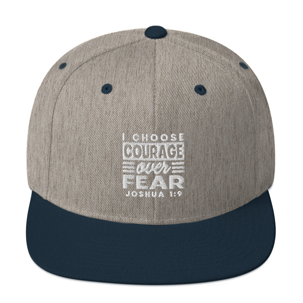I Choose Courage Over Fear Hat Various Colors