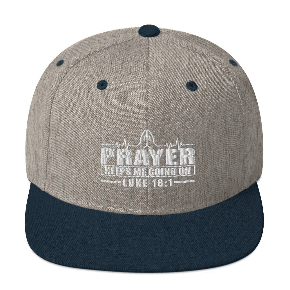 Prayer Keeps Me Going On Hat Various Colors