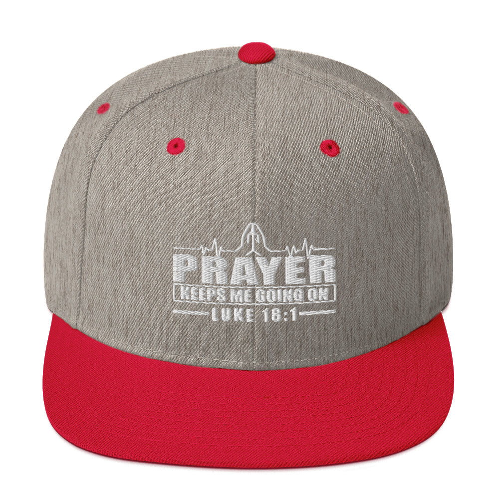Prayer Keeps Me Going On Hat Various Colors
