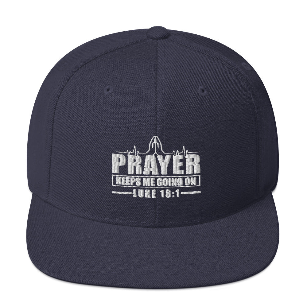 Prayer Keeps Me Going On Hat Various Colors