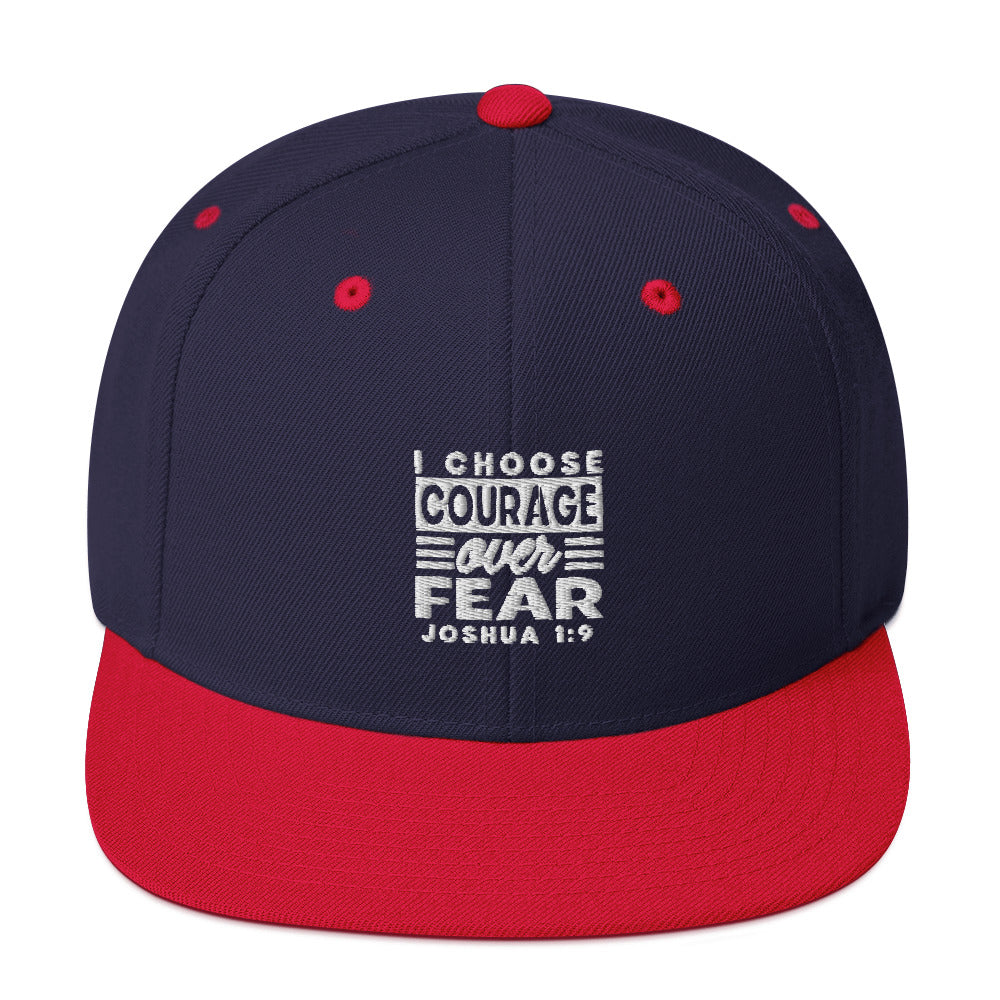 I Choose Courage Over Fear Hat Various Colors