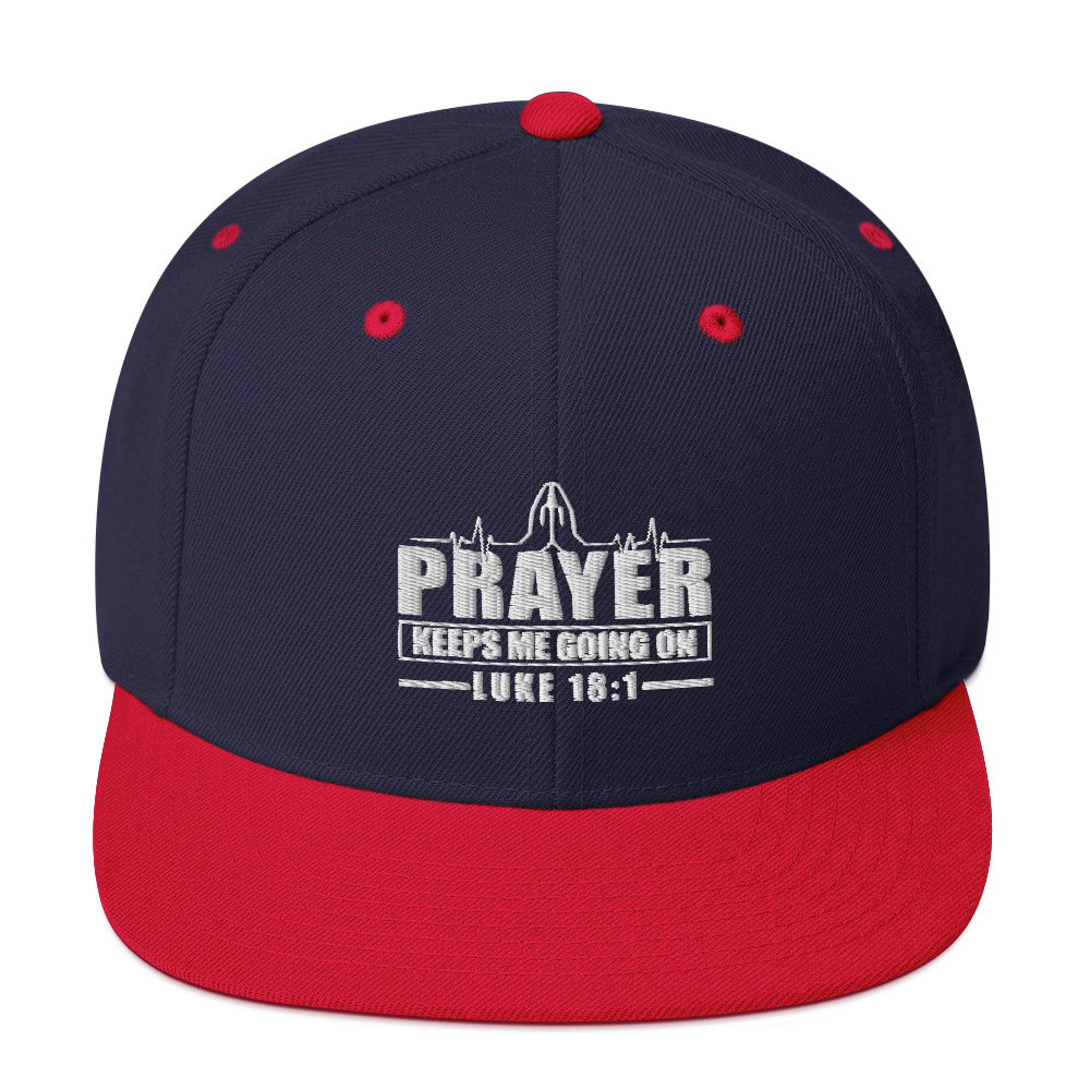 Prayer Keeps Me Going On Hat Various Colors