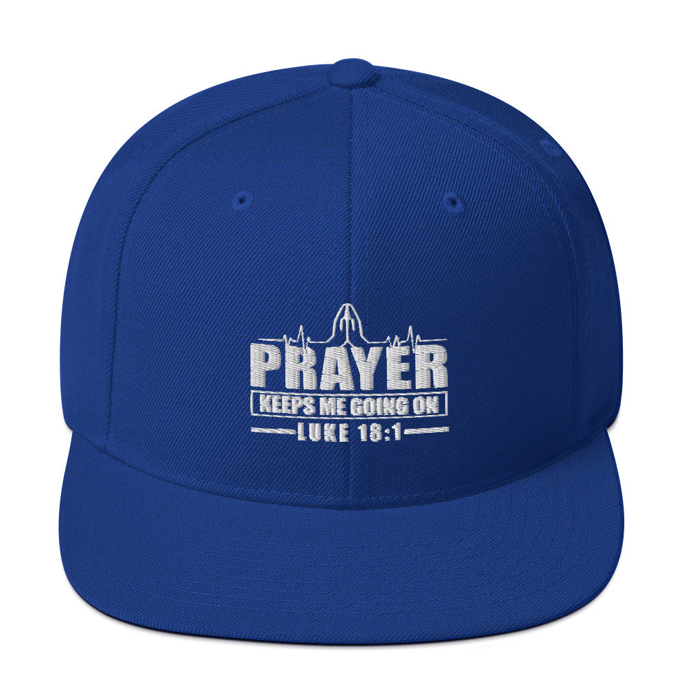 Prayer Keeps Me Going On Hat Various Colors