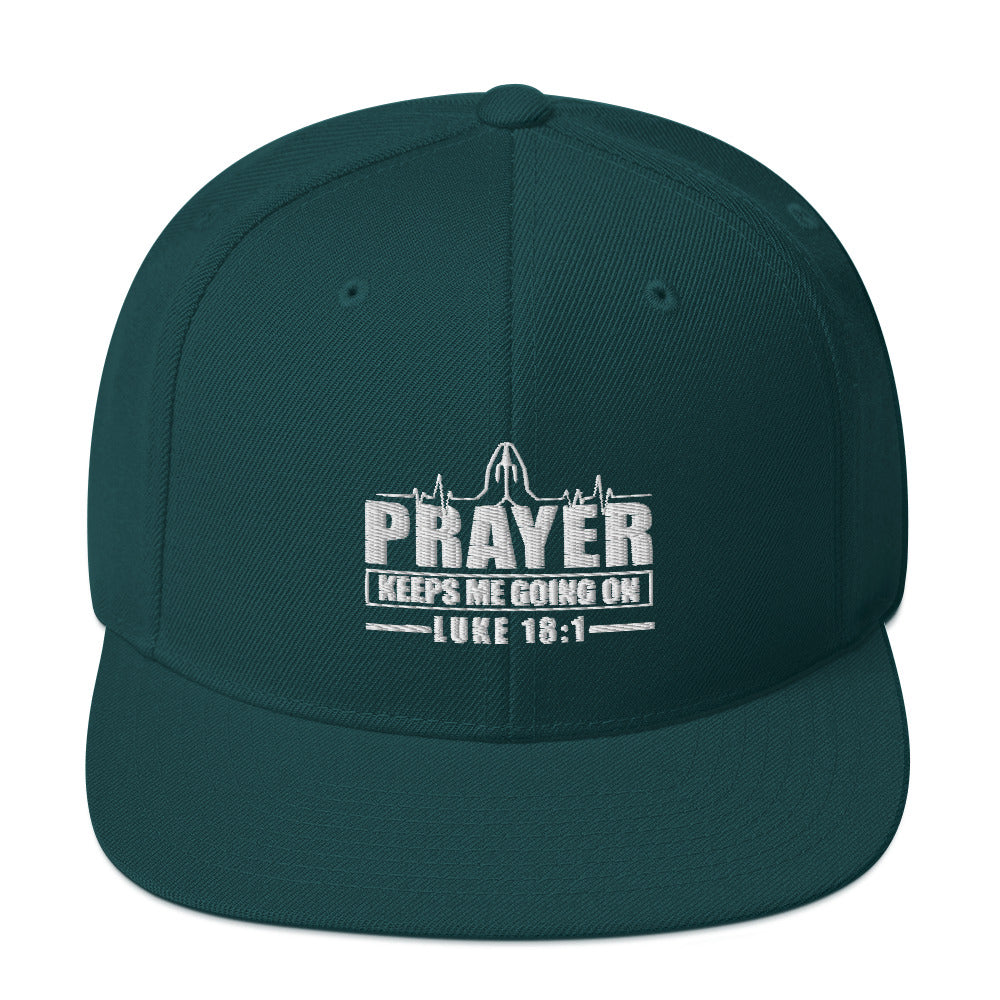 Prayer Keeps Me Going On Hat Various Colors