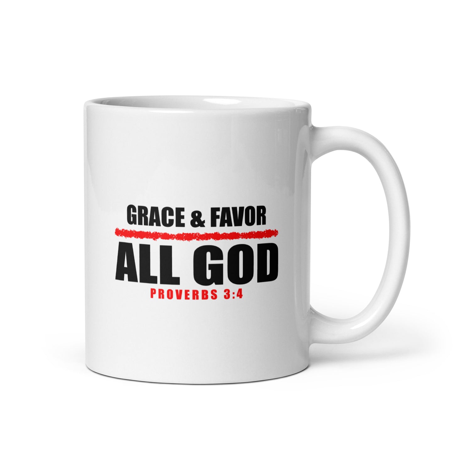 Grace and Favor All God Mug