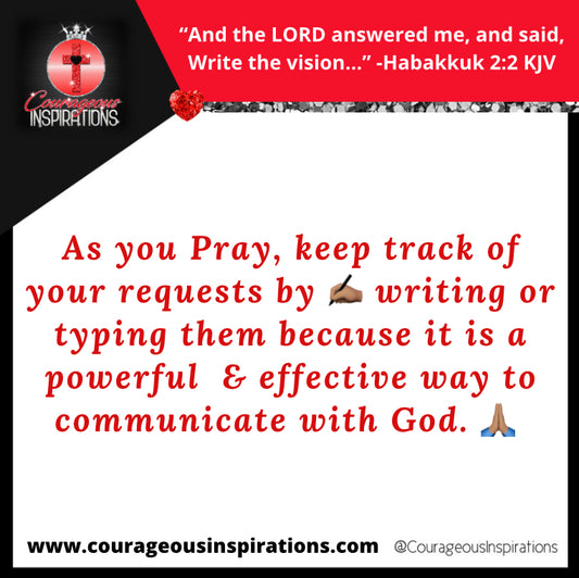 Write Your Prayer Requests