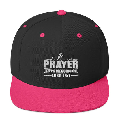 Prayer Keeps Me Going On Hat Various Colors