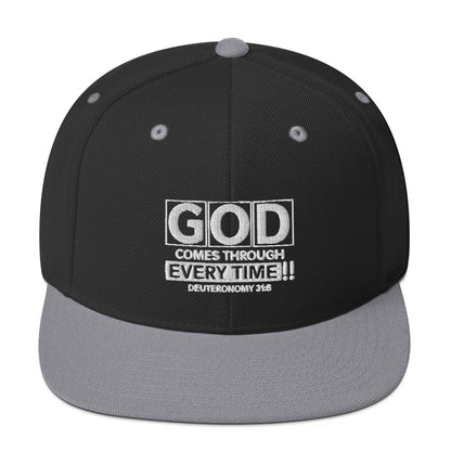 God Comes Through Every Time Hat Various Colors
