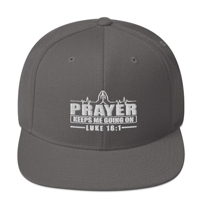 Prayer Keeps Me Going On Hat Various Colors