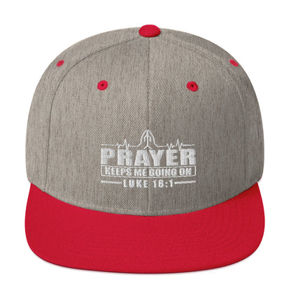 Prayer Keeps Me Going On Hat Various Colors