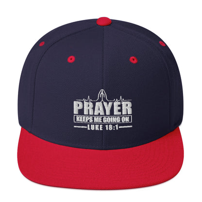 Prayer Keeps Me Going On Hat Various Colors