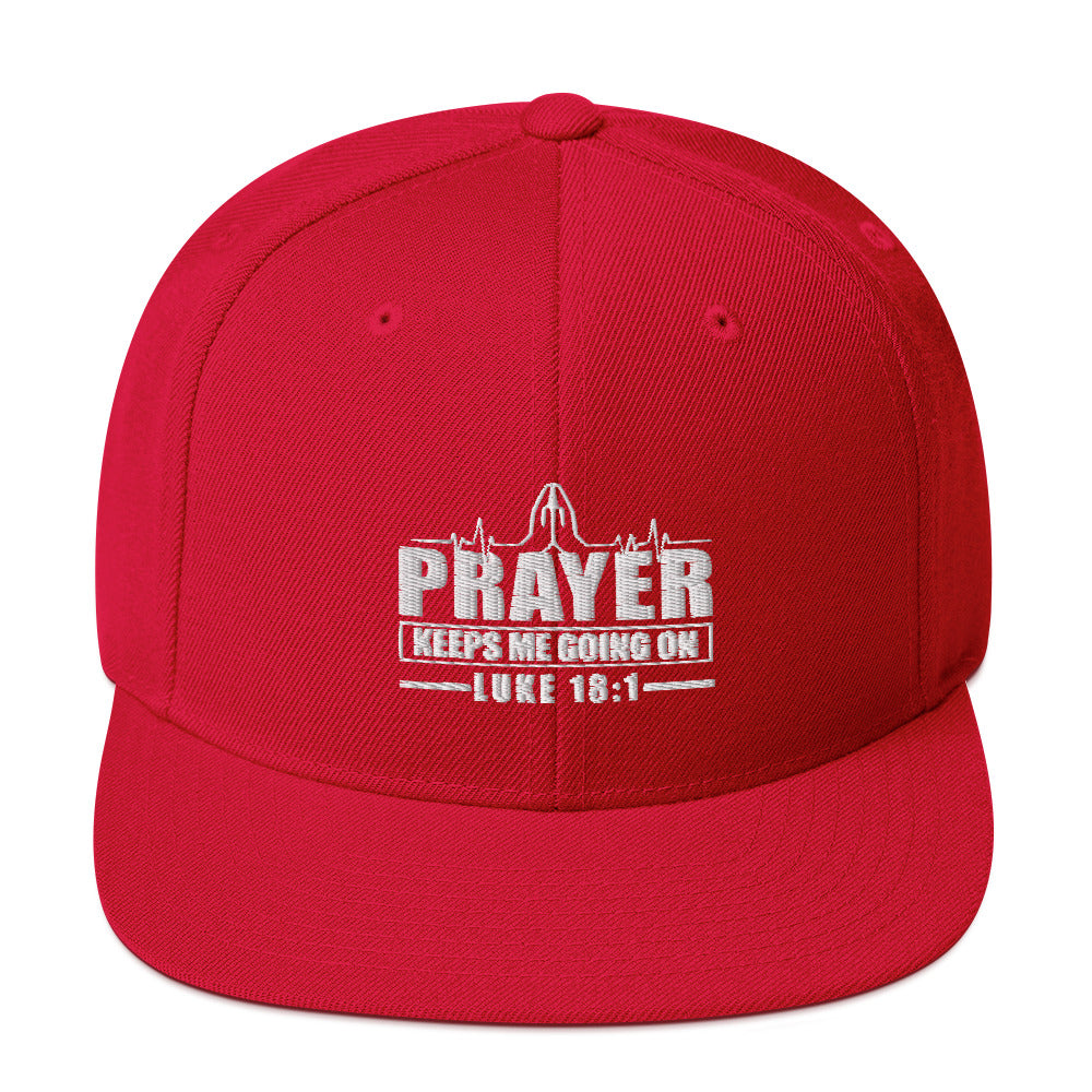 Prayer Keeps Me Going On Hat Various Colors