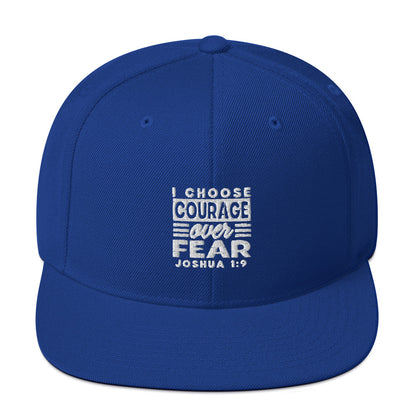 I Choose Courage Over Fear Hat Various Colors