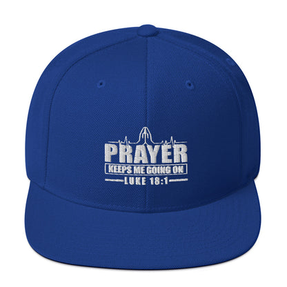 Prayer Keeps Me Going On Hat Various Colors