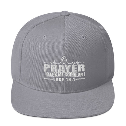 Prayer Keeps Me Going On Hat Various Colors